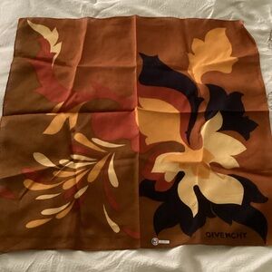 Givenchy Brown and Black Scarf